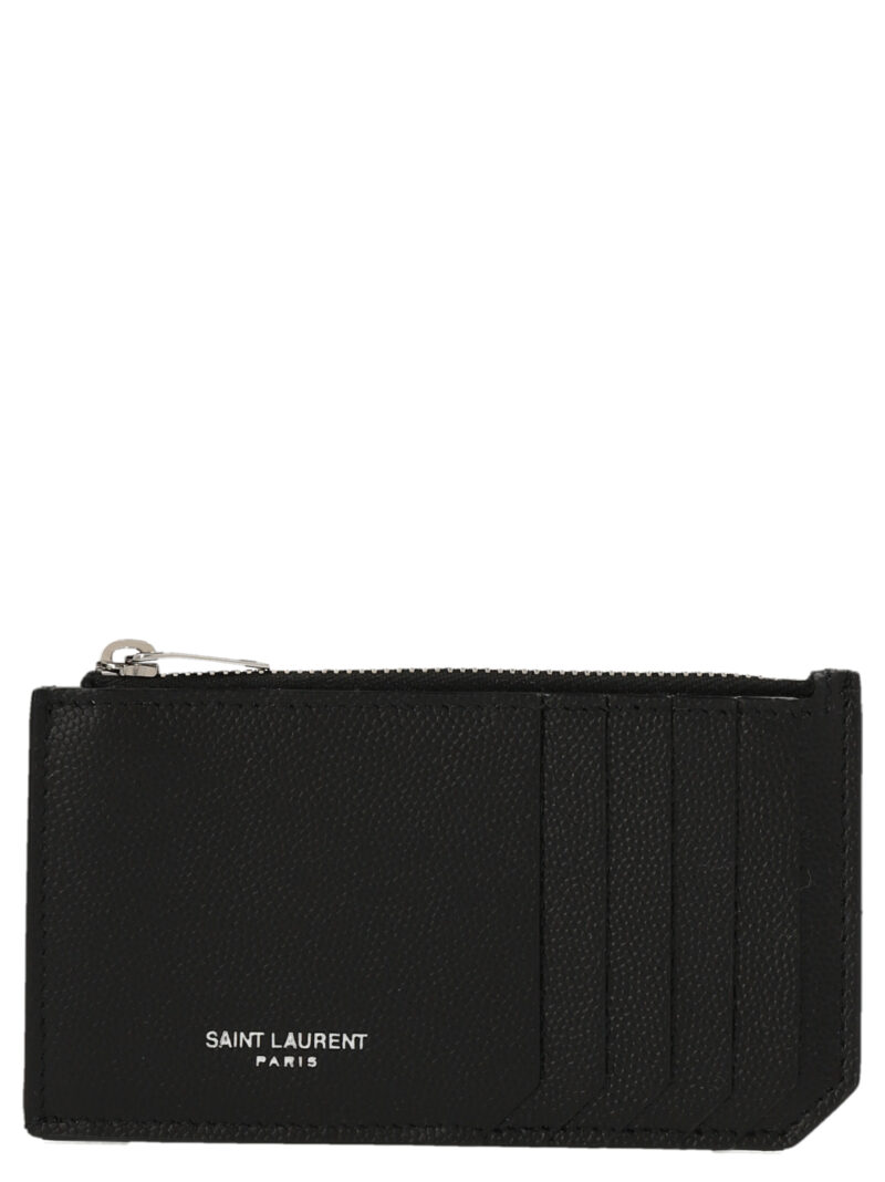 'Fragments' card holder SAINT LAURENT Black