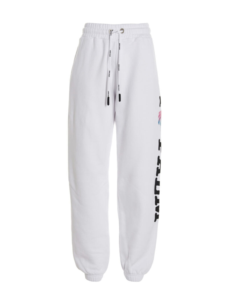 'I Love PA' joggers PALM ANGELS White