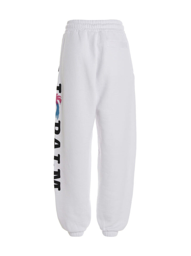 'I Love PA' joggers Woman PALM ANGELS White