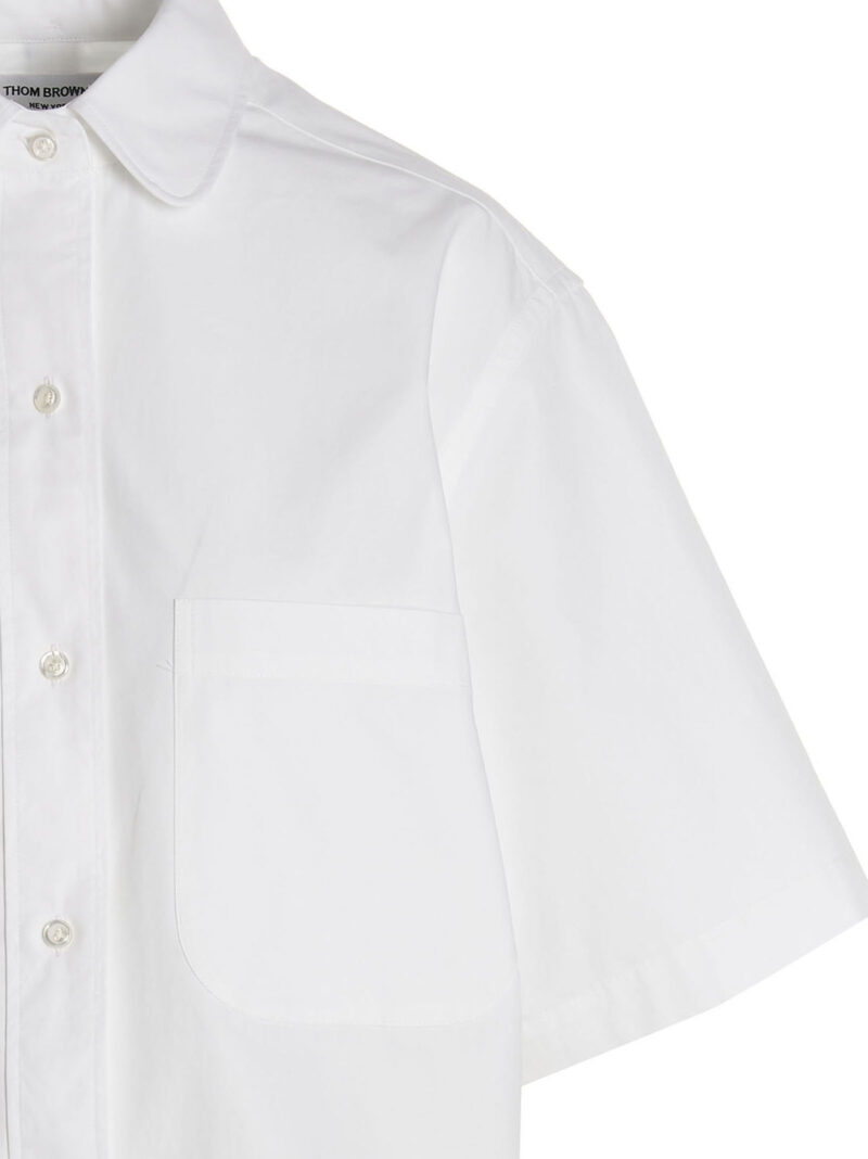 Shirt dress Woman THOM BROWNE White