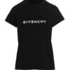 Velvet logo t-shirt GIVENCHY White/Black