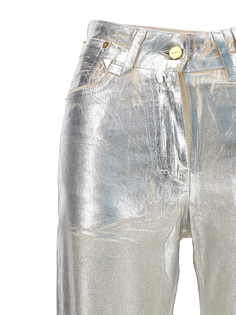 'Le de Nīmes court Articha' jeans Woman JACQUEMUS Silver