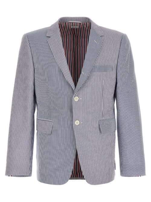 Single-breasted blazer 'Funmix' THOM BROWNE Light Blue