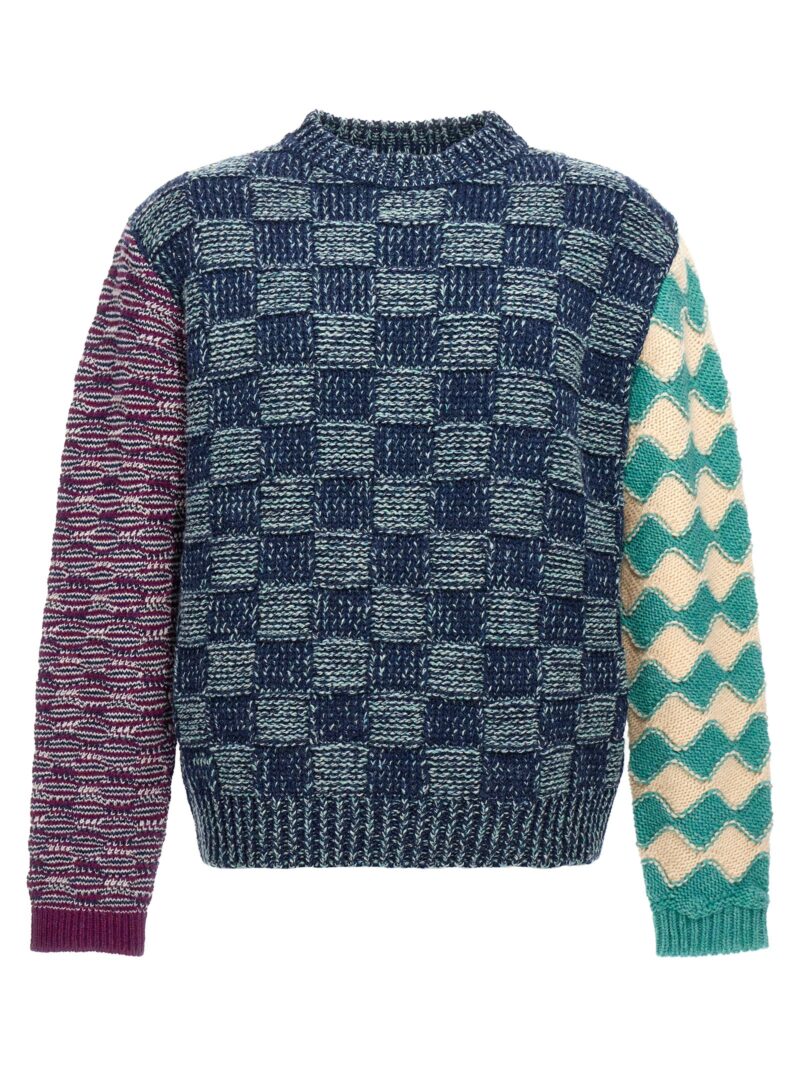 Patterned yarn sweater MARNI Multicolor