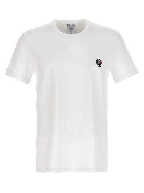 Logo embroidered T-shirt DOLCE & GABBANA White