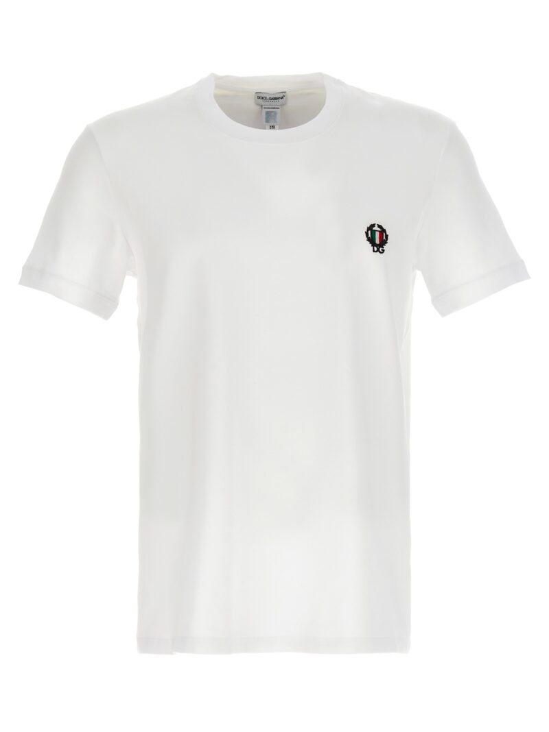 Logo embroidered T-shirt DOLCE & GABBANA White