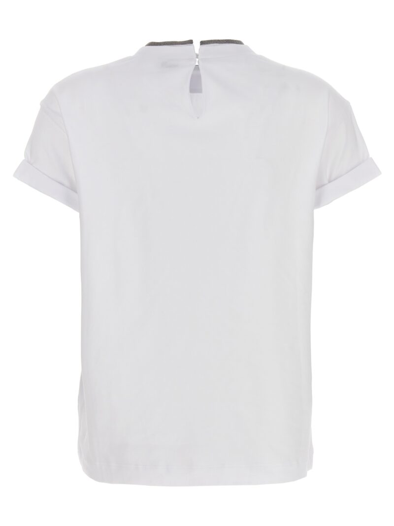 Monile T-shirt MPT18BD200C159 BRUNELLO CUCINELLI White