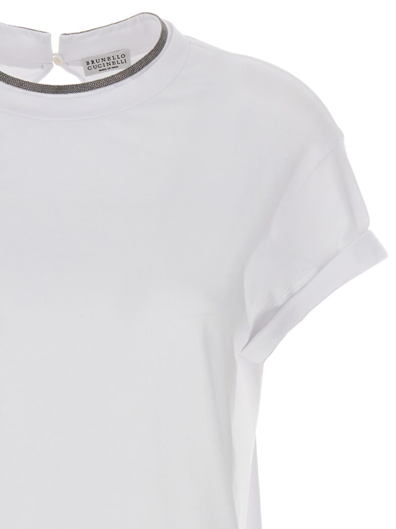 Monile T-shirt Woman BRUNELLO CUCINELLI White