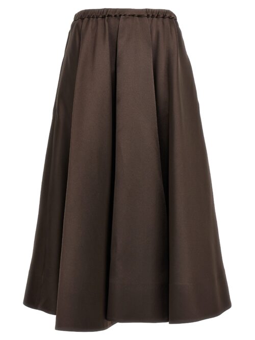 'Techno Duchesse' Valentino skirt VALENTINO GARAVANI Brown