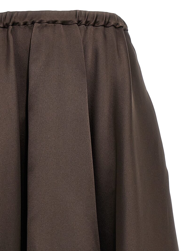 'Techno Duchesse' Valentino skirt Woman VALENTINO GARAVANI Brown