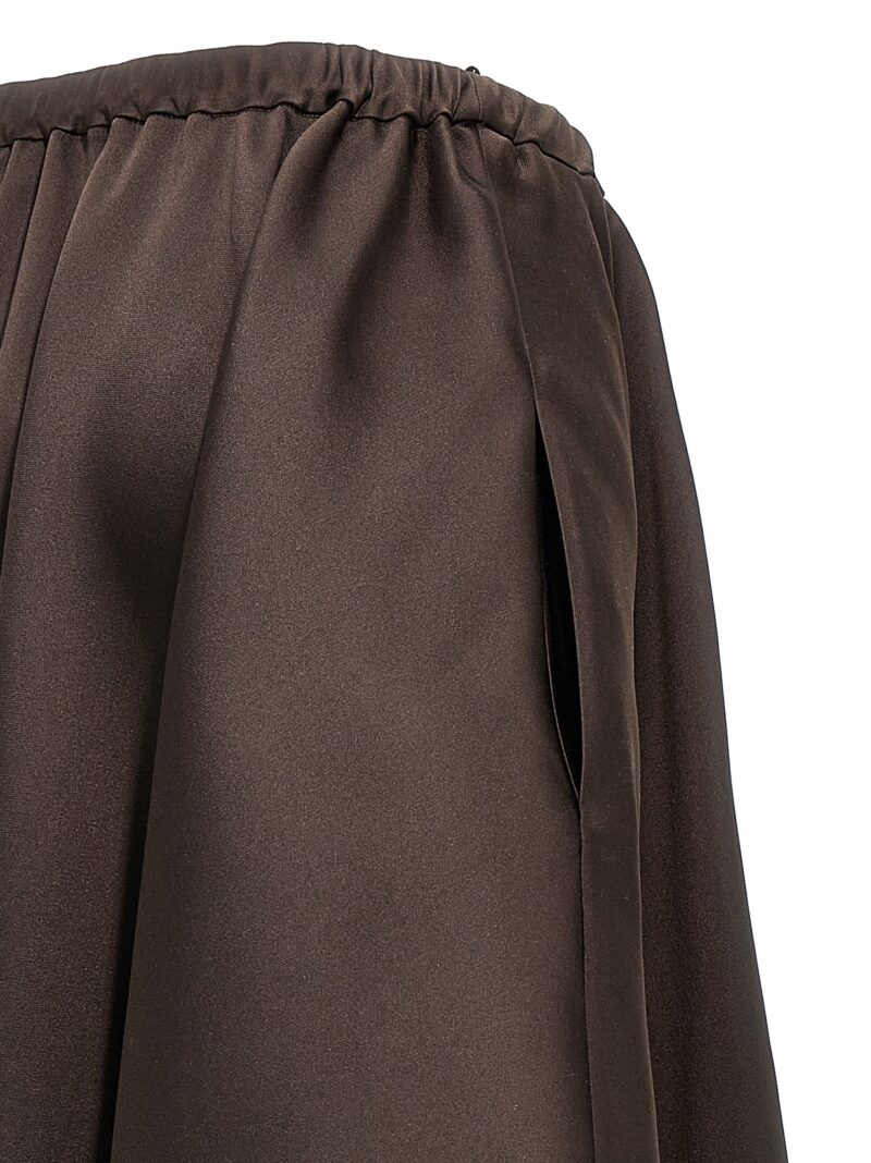 'Techno Duchesse' Valentino skirt 82% polyester 18% silk VALENTINO GARAVANI Brown