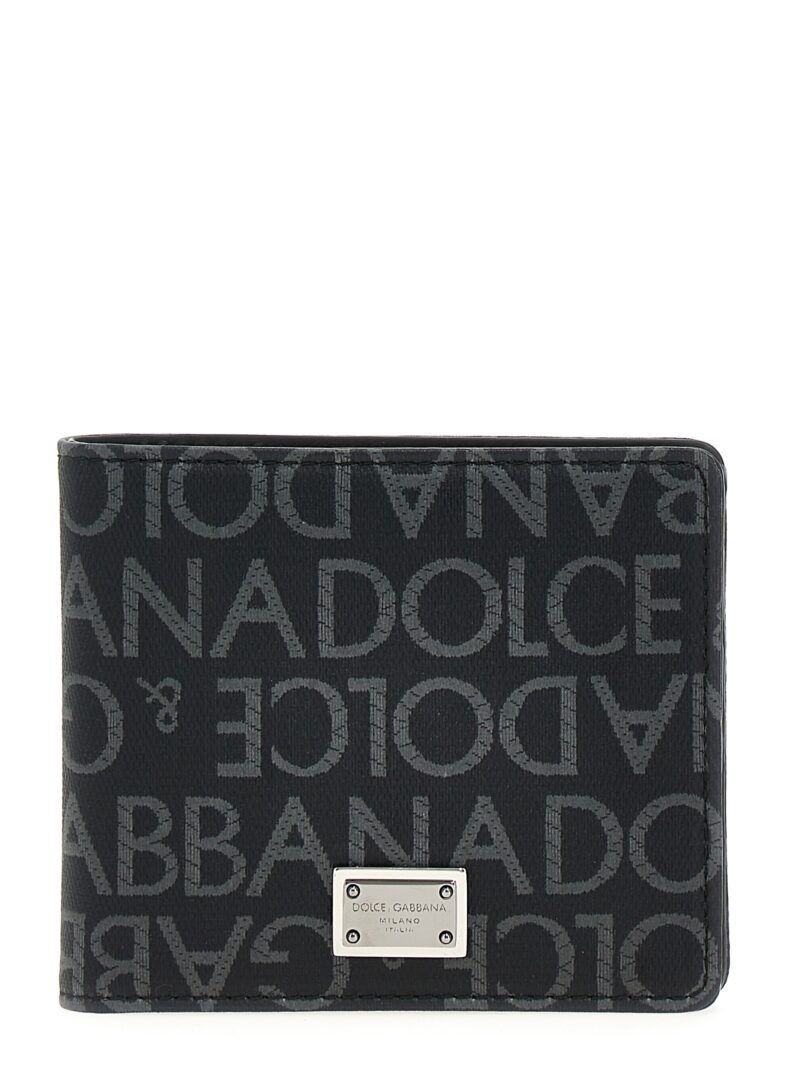Jacquard logo wallet DOLCE & GABBANA Black
