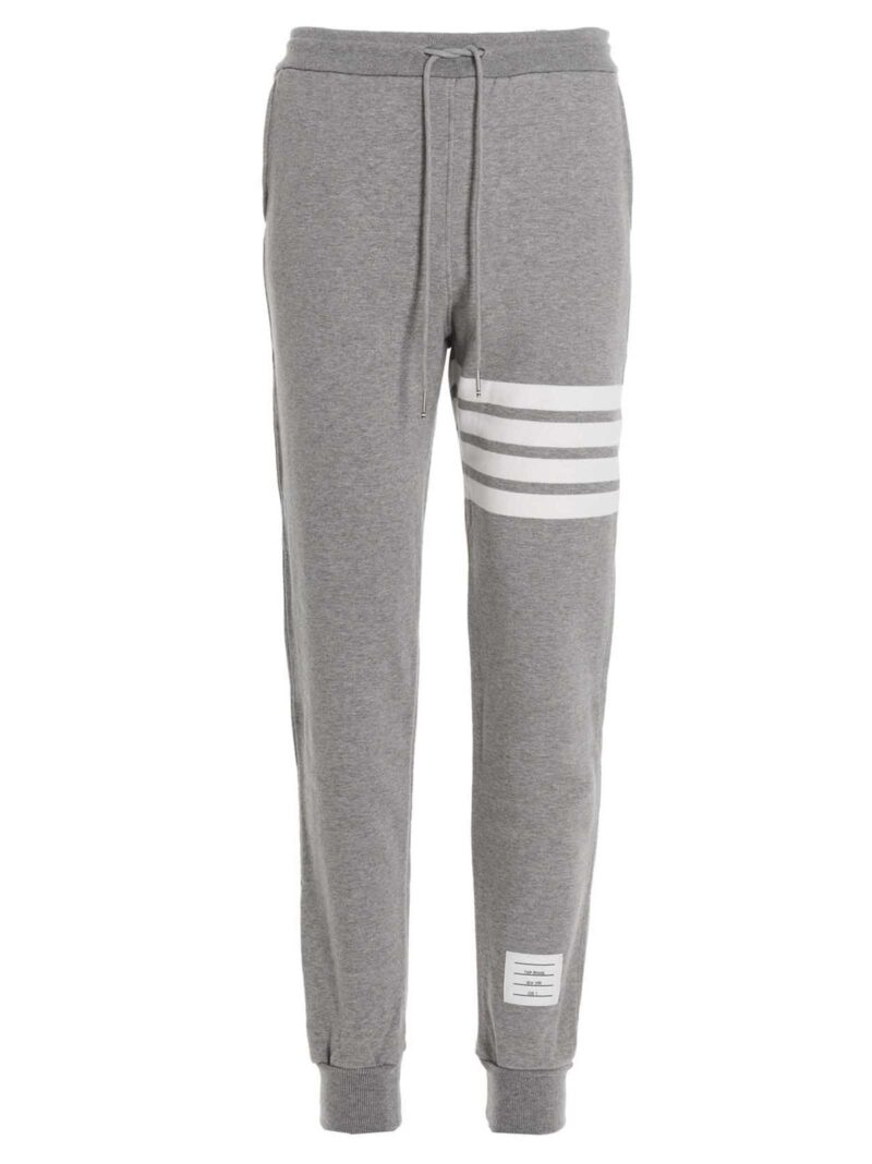 '4 bar’ joggers THOM BROWNE Gray