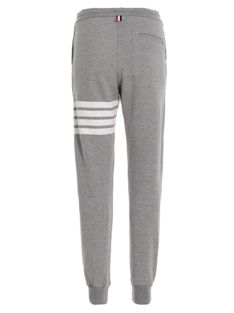 '4 bar’ joggers MJQ008H00535068 THOM BROWNE Gray