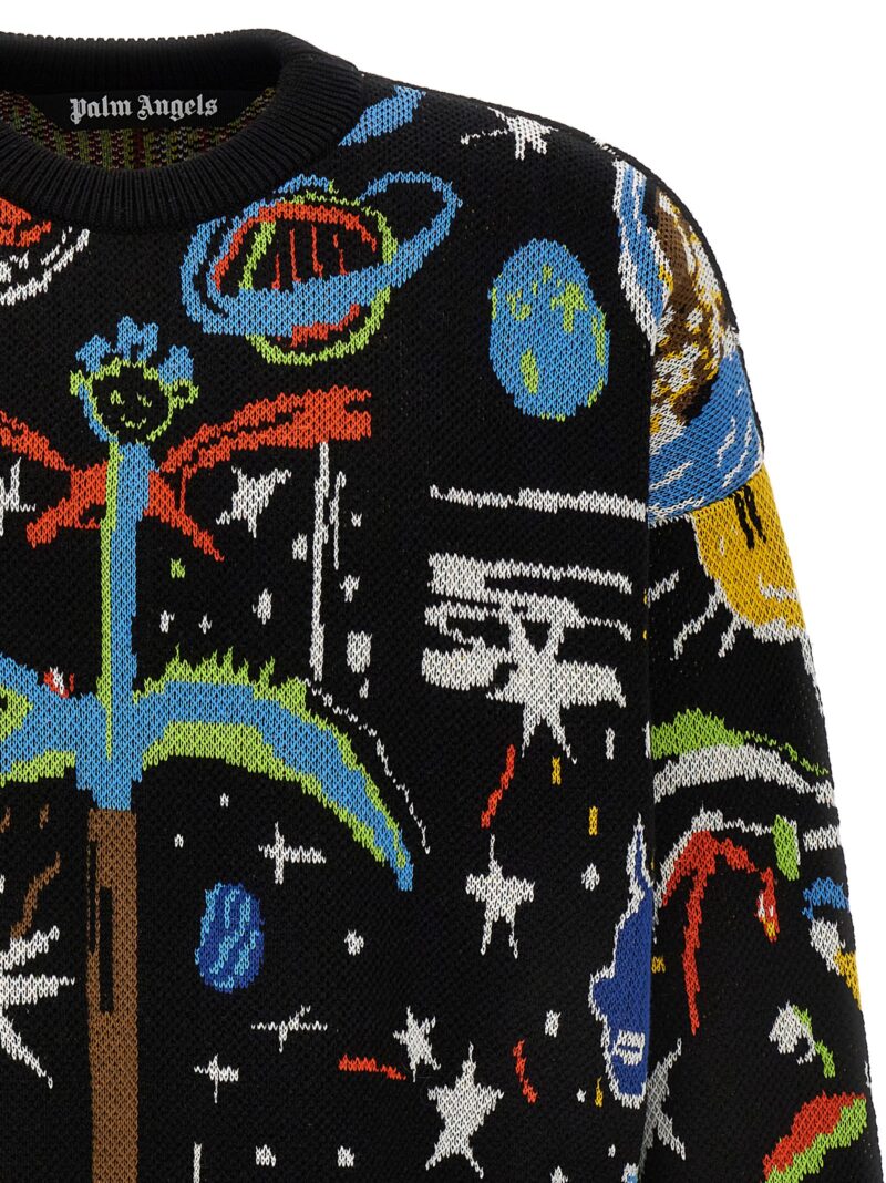 Starry Night sweater Man PALM ANGELS Multicolor