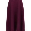 Wool skirt JIL SANDER Purple