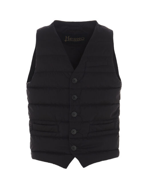 'Legend il Panciotto’ sleeveless jacket HERNO Black