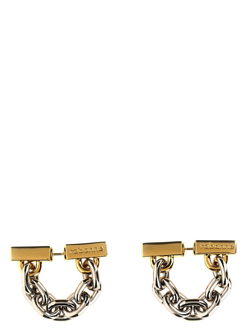 'XL Chain-Link' earrings PACO RABANNE Multicolor
