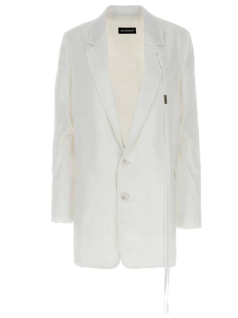 'Agnes' blazer jacket ANN DEMEULEMEESTER White