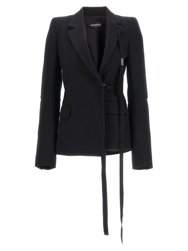 'Venla' blazer ANN DEMEULEMEESTER Black