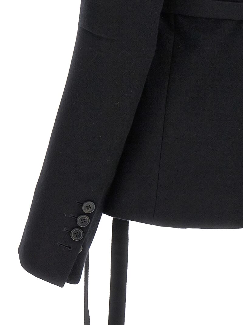 'Venla' blazer 100% wool ANN DEMEULEMEESTER Black