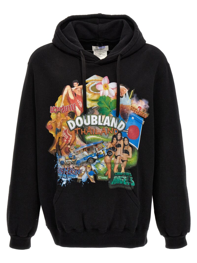 Printed hoodie DOUBLET Multicolor