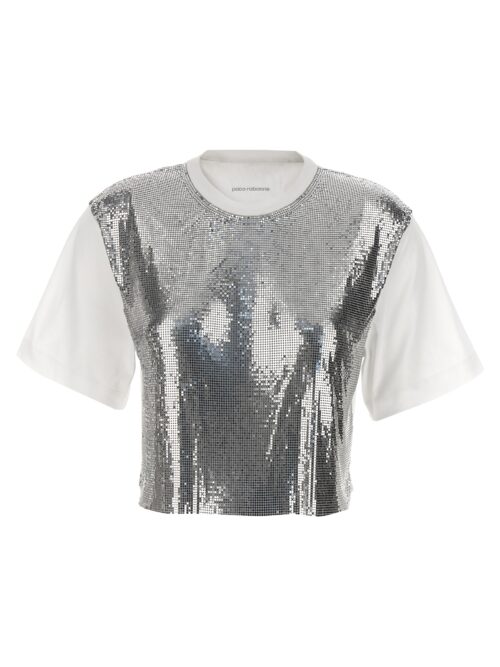 Metal mesh T-shirt PACO RABANNE Silver