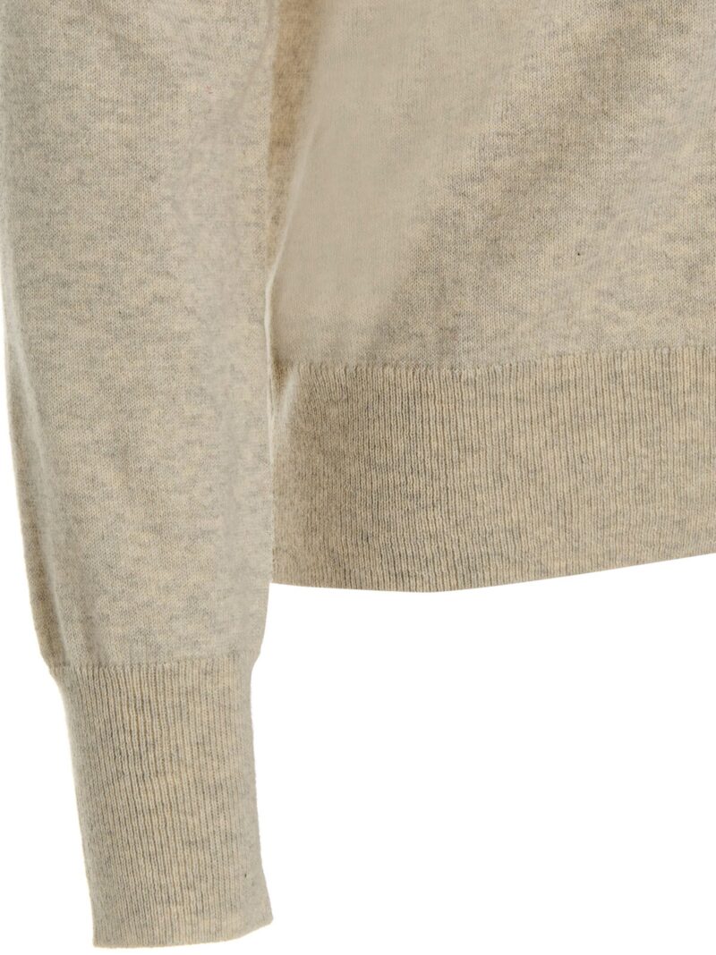 'Karin' cardigan 70% cotton 30% wool MARANT ETOILE Gray