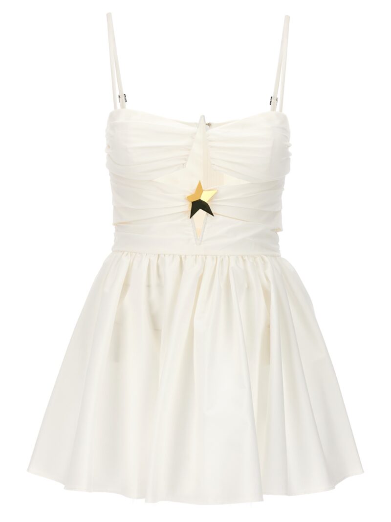 'Star Cut Out' dress AREA White