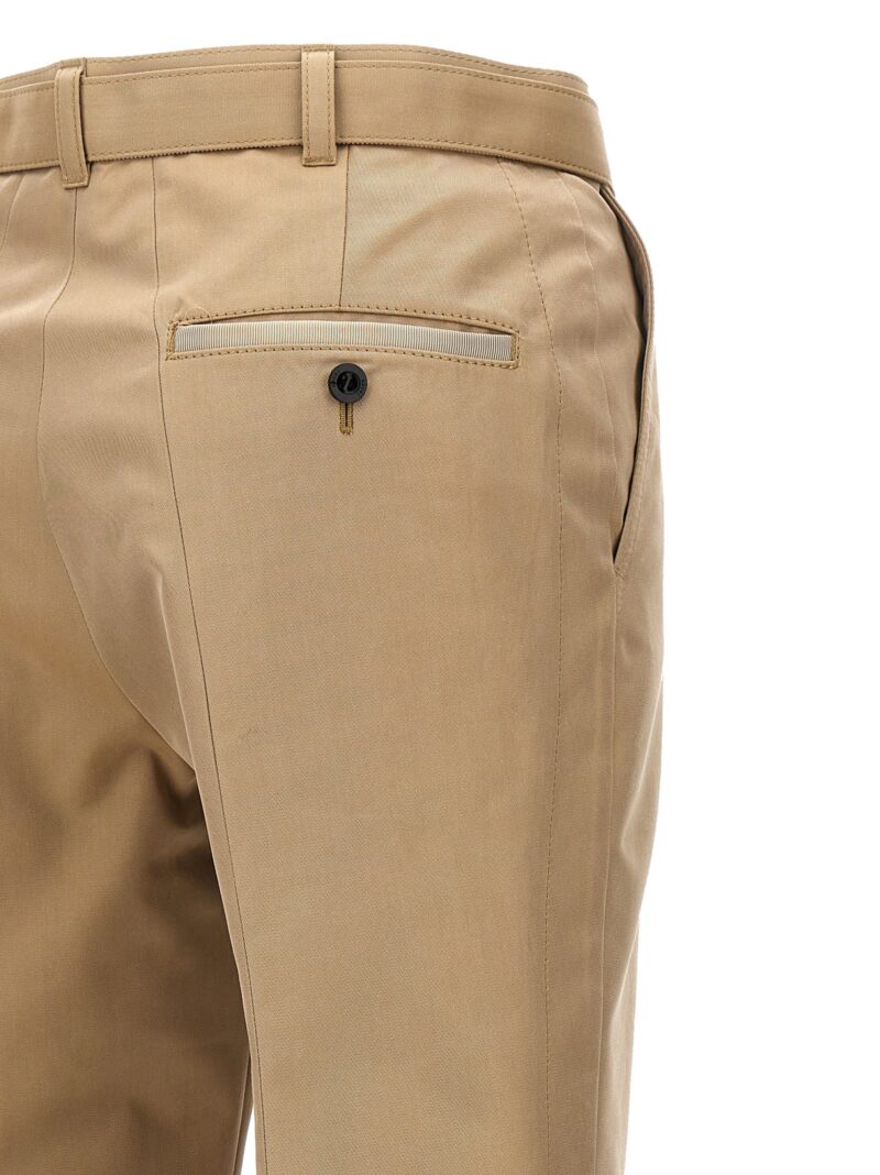 Gabardine flared trousers 63% cotton