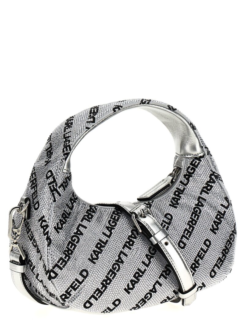 'K/Kushion Hobo' handbag 240W3026290 KARL LAGERFELD Silver