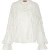 Embroidery ruffle blouse TWIN SET White