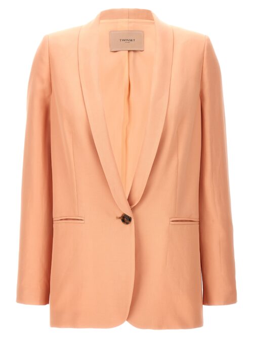 Single-breasted blazer TWIN SET Pink