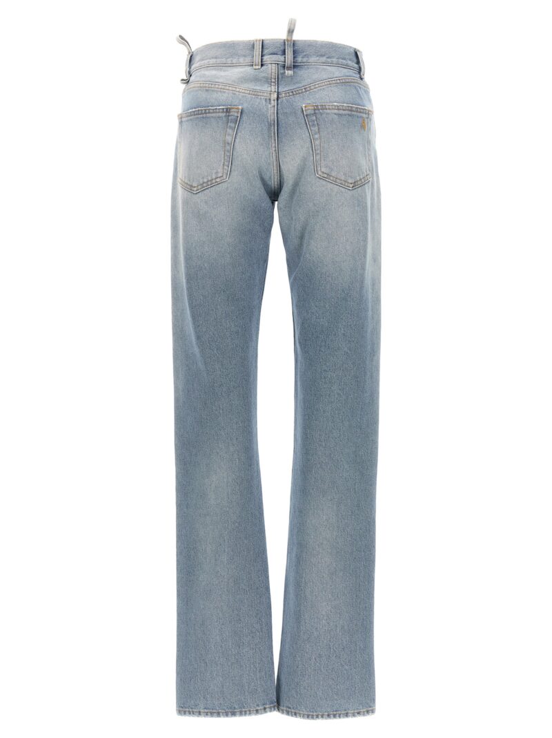 Belted jeans 241WCP171D073024 THE ATTICO Light Blue