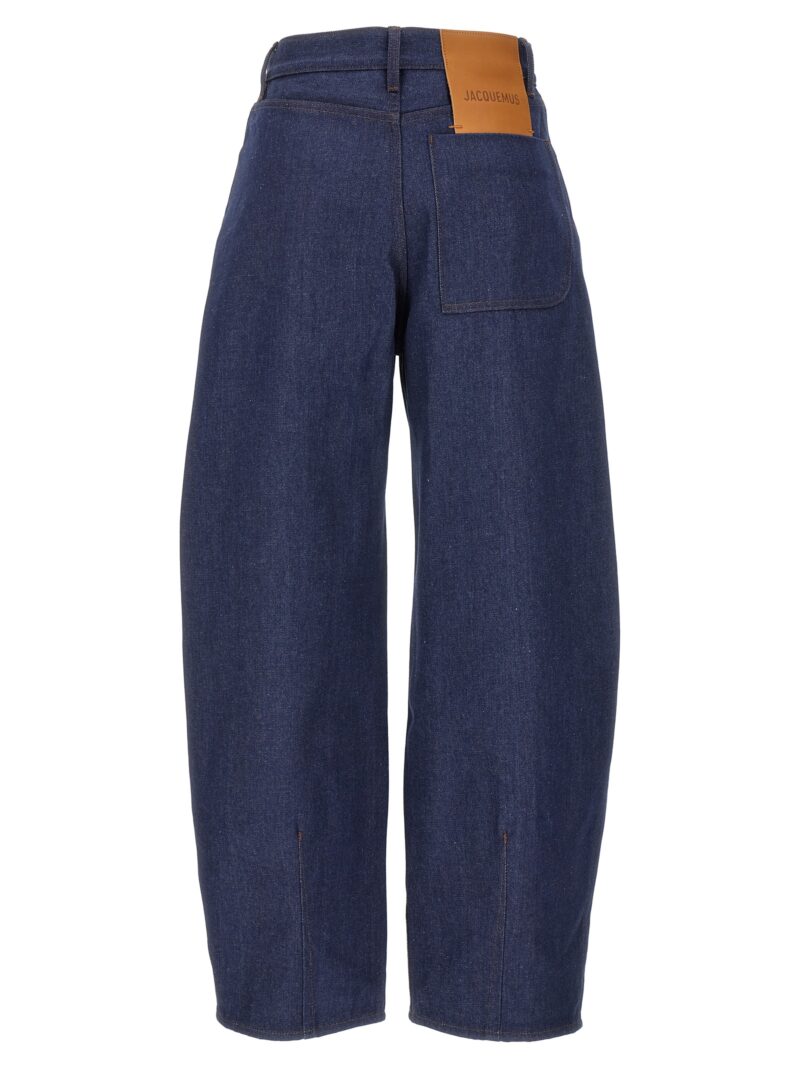 'Le de-Nîmes Ovalo' jeans 24E241DE0411513NAVYBROWN JACQUEMUS Blue