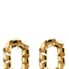 'XL Link Twist' earrings PACO RABANNE Gold