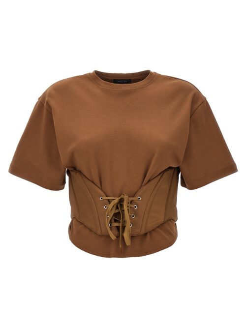 Corset T-shirt MUGLER Brown