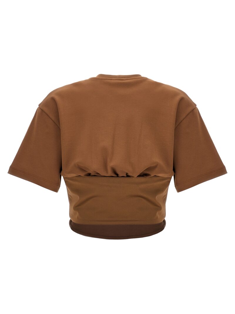 Corset T-shirt 24P3TO0671274B3000 MUGLER Brown