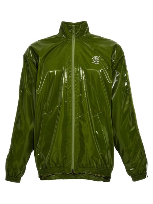 'Laminate Track' jacket DOUBLET Green