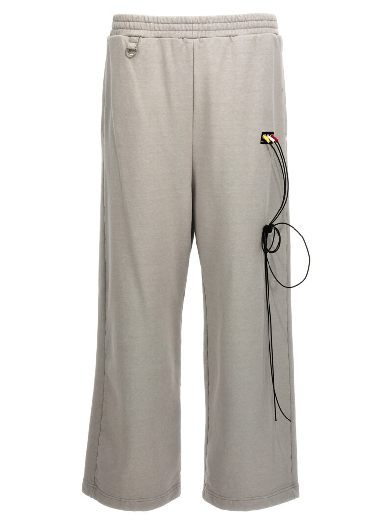 'RCA Cable Embroidery' joggers DOUBLET Gray