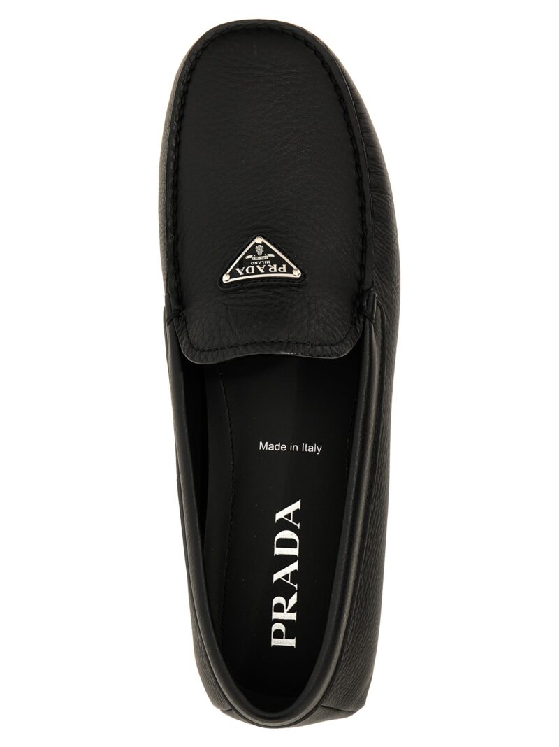 'Driver' loafers 100% calf leather (Bos Taurus) PRADA Black