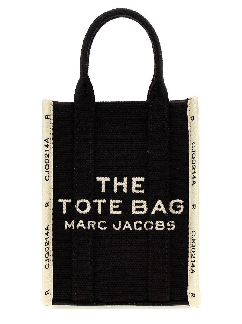 'The Jacquard Mini Tote' shopping bag MARC JACOBS White/Black