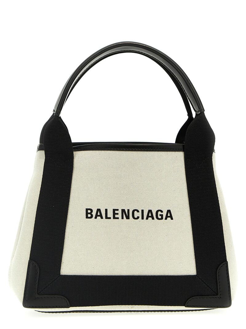 'Cabas XS' handbag BALENCIAGA White/Black
