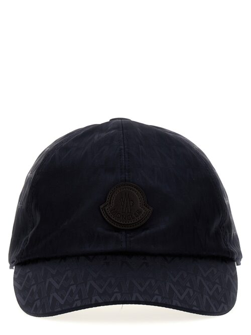 Logo baseball cap MONCLER Blue