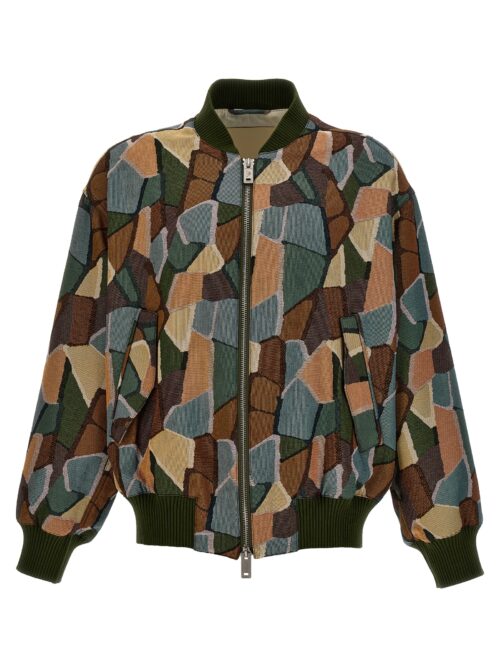 Fancy printed bomber jacket EMPORIO ARMANI Multicolor