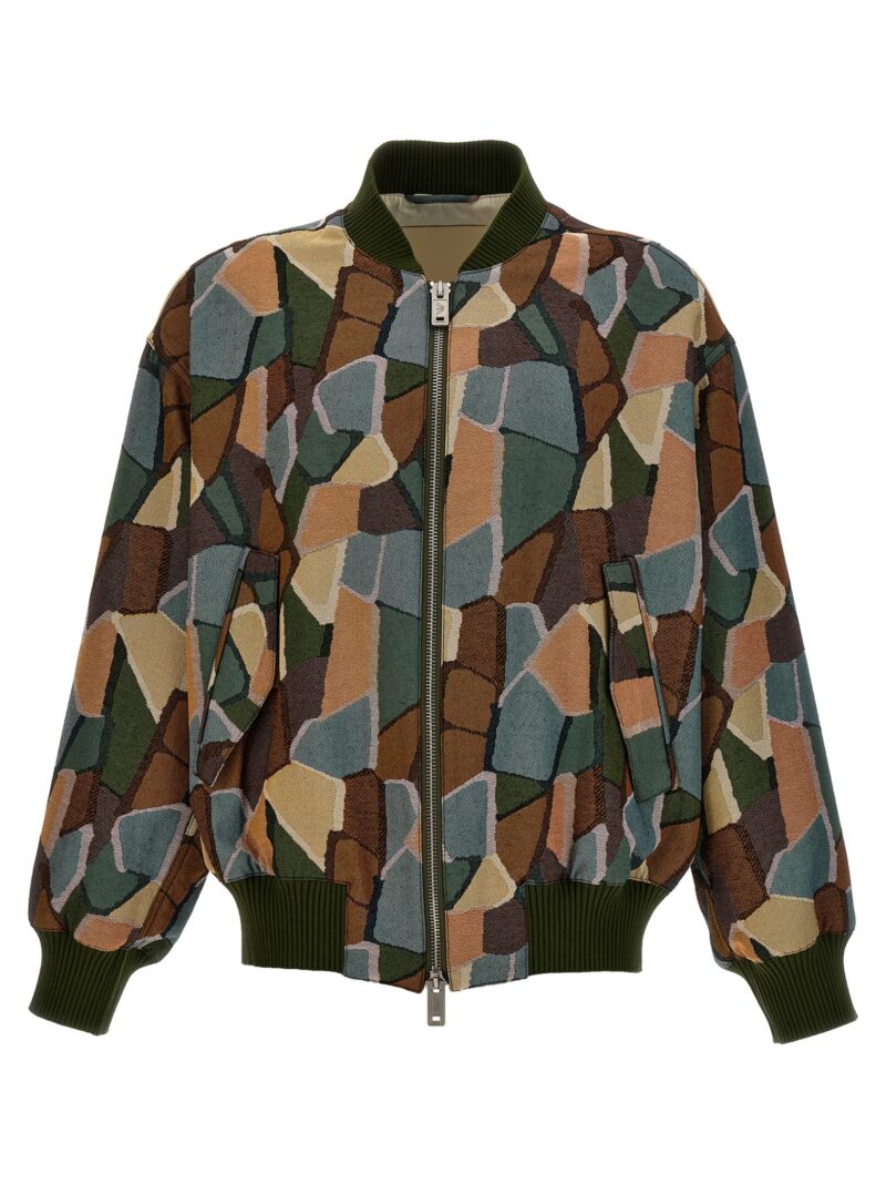 Fancy printed bomber jacket EMPORIO ARMANI Multicolor