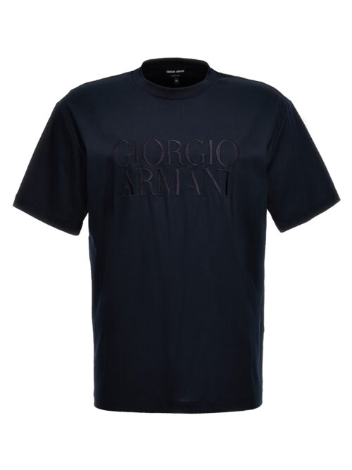 Logo t-shirt GIORGIO ARMANI Blue