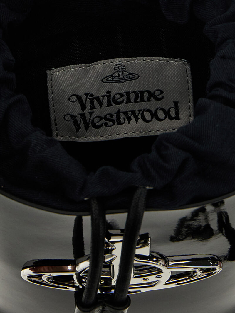 'Daisy' bucket bag 100% calfskin leather (Bos Taurus) VIVIENNE WESTWOOD Black