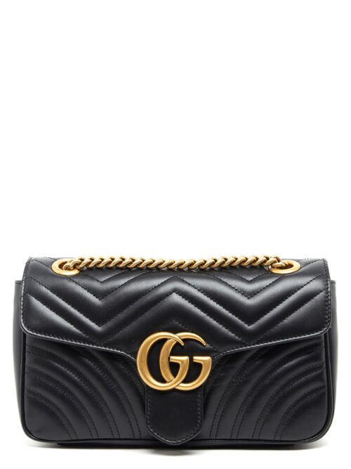 'GG Marmont' shoulder bag GUCCI Black