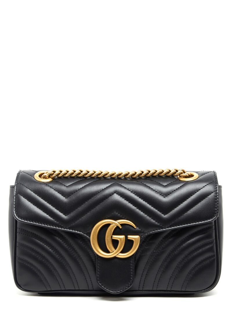 'GG Marmont' shoulder bag GUCCI Black